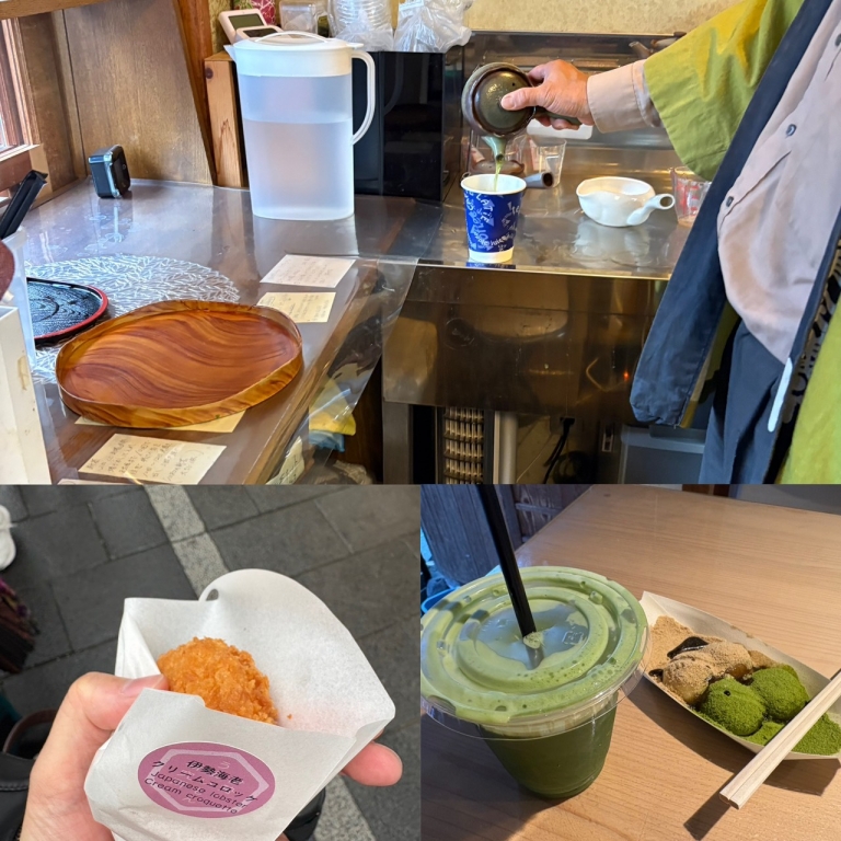 内宮までの参道は誘惑がいっぱいで・・・。 内宮までの参道は誘惑がいっぱいで・・・。