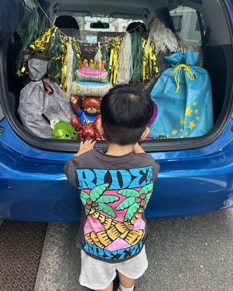 子供とわんこのお誕生日会★